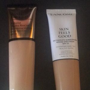 2 high end skin products Lancôme and Estée Lauder